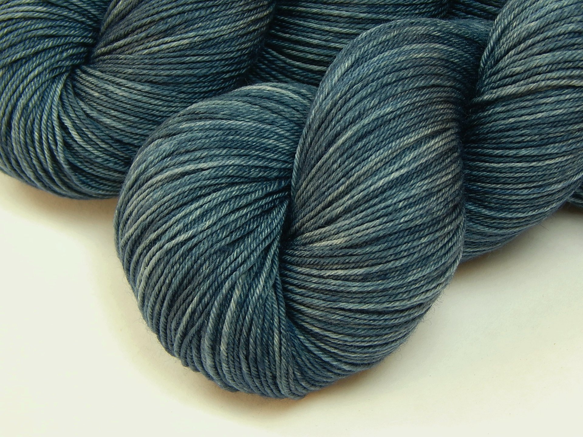 Hand Dyed Yarn, Sock Fingering Weight 4 Ply 100% Superwash Merino